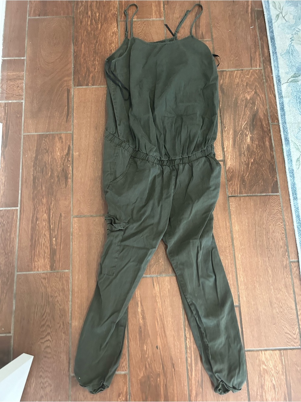 Motherhood maternity size L green overalls